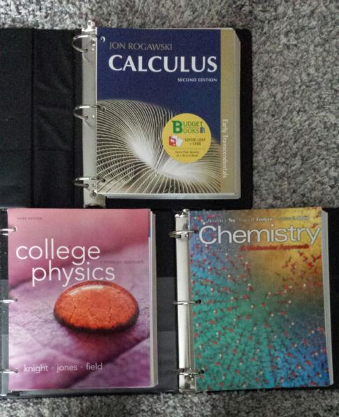 Attn: Students, Calculus I, PHYS1020 Textbooks-$10 each