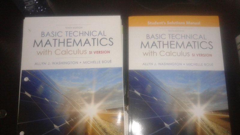 Mathematics with Calculus w/ Solutions Man. Washington & Boué