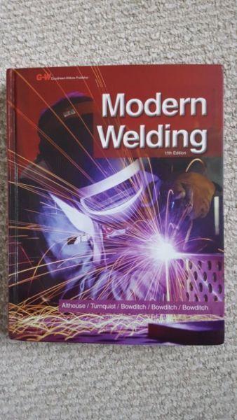 Modern welding school text book. 11th edition