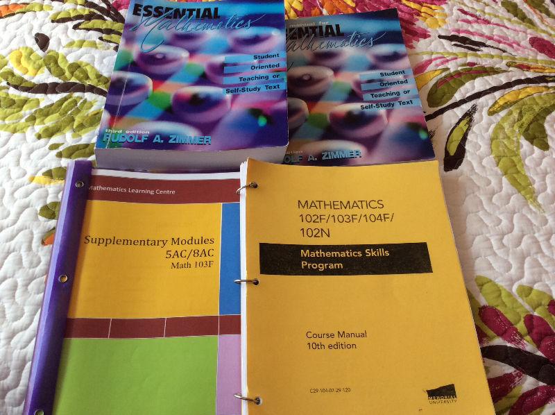MUN English & Math Books