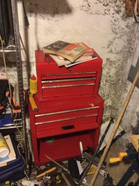Red tool chest