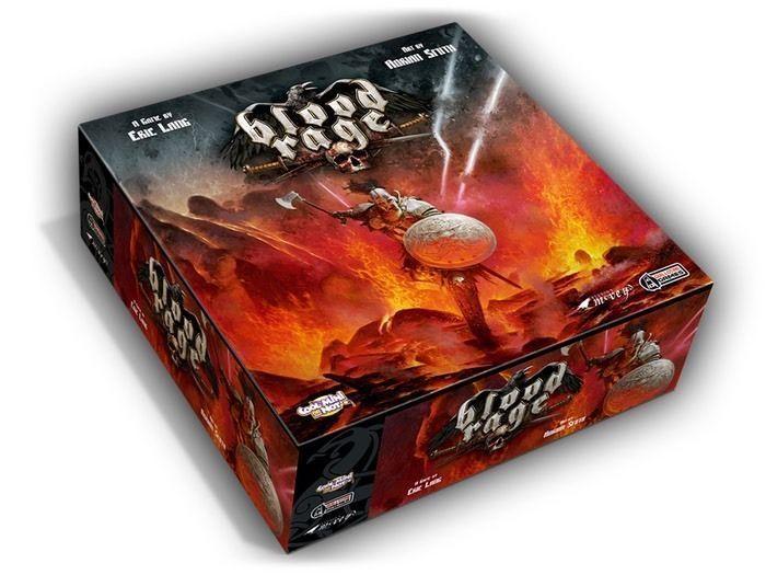 Blood Rage board game with Mystics of Midgard expansion