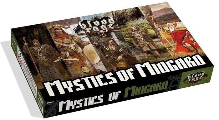 Blood Rage board game with Mystics of Midgard expansion