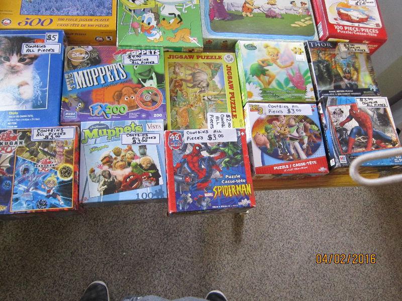 Lots Of Puzzles For Sale!!