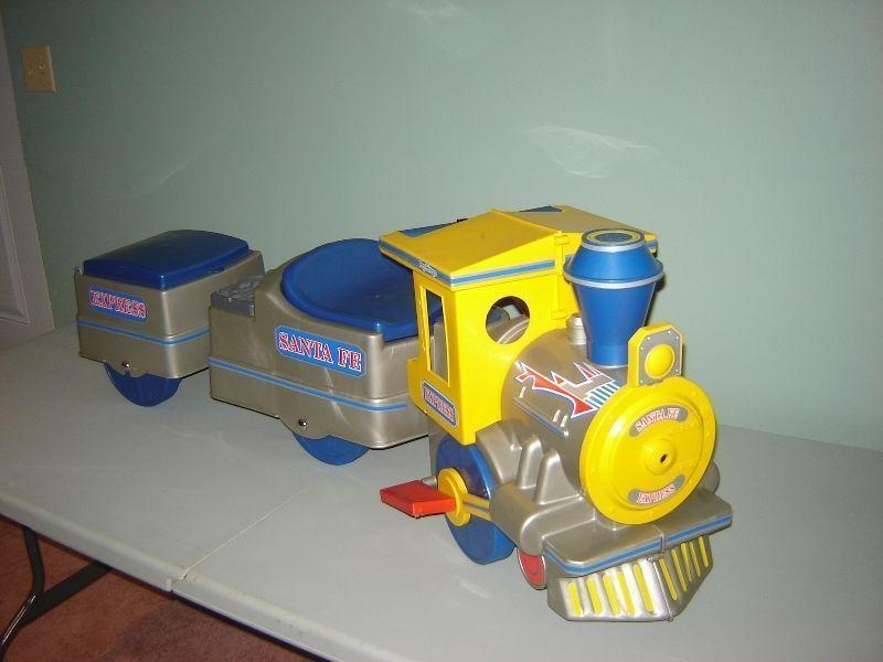 Toddler ride-on train