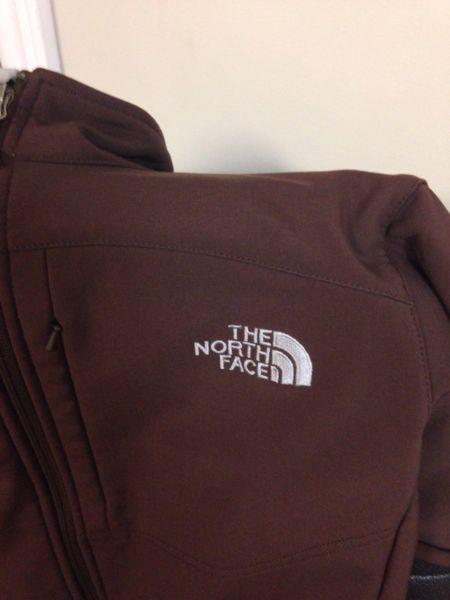 North face women's apex brown jacket size large