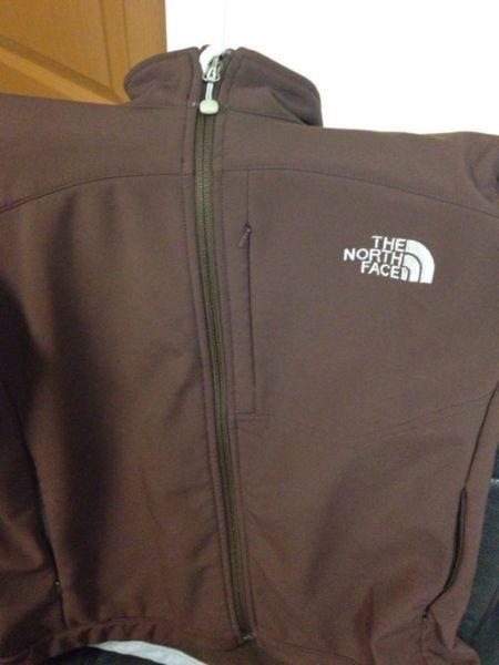 North face women's apex brown jacket size large