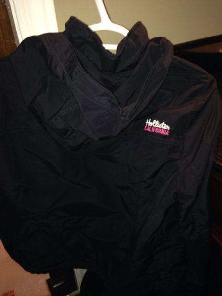Women's navy hollister jacket size large