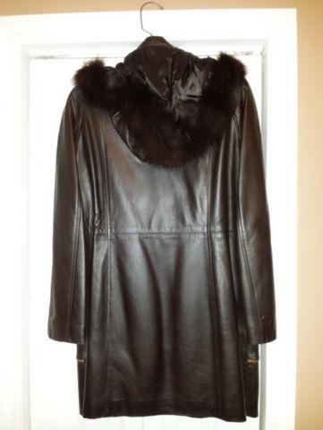 Women's Vogue Leather Coat