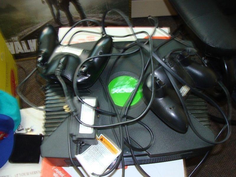 x box with controllers