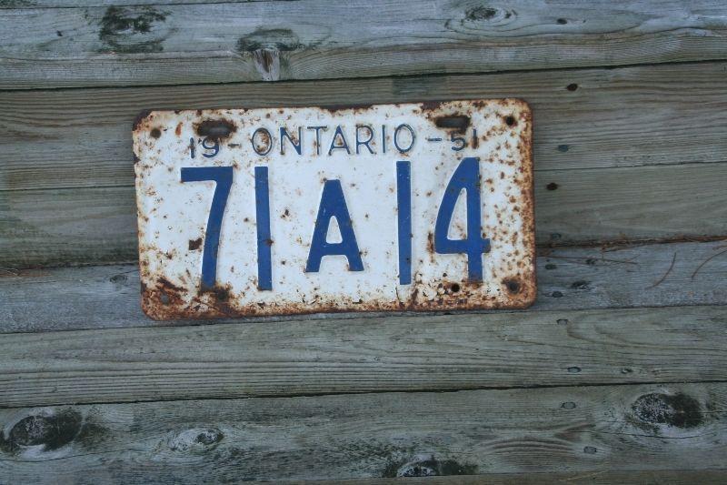 Were you born in 1951? In Ontario? or are you a Plate Collector