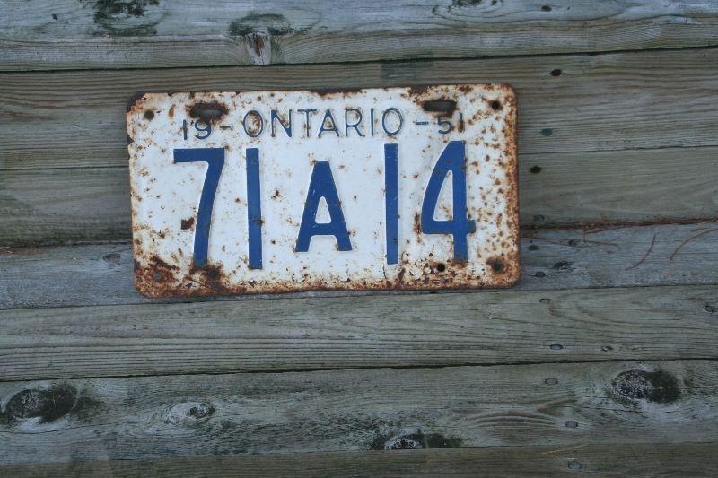 Were you born in 1951? In Ontario? or are you a Plate Collector