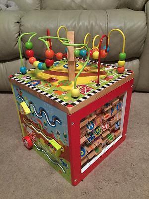 Wooden Activity Cube