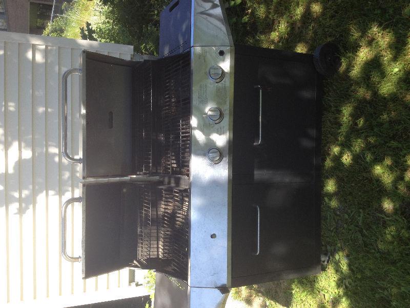 NEXGRILL Large Propane Barbecue and Charcoal Grill - $290. ono