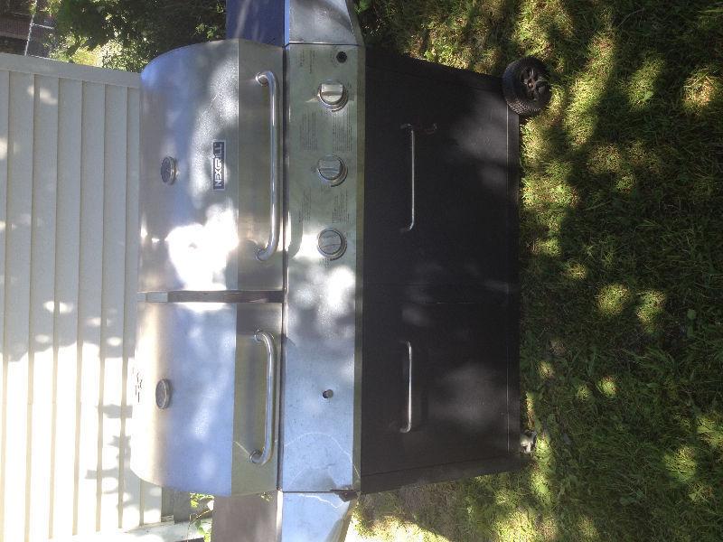 NEXGRILL Large Propane Barbecue and Charcoal Grill - $290. ono