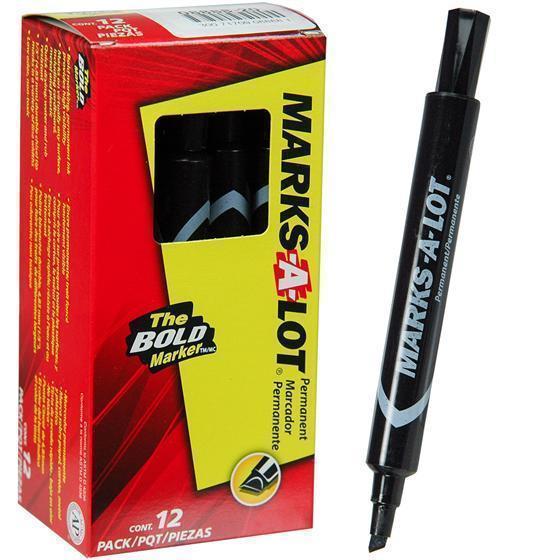 Marks-A-Lot Markers-Black-Brand New boxes-$5 a box + bonus