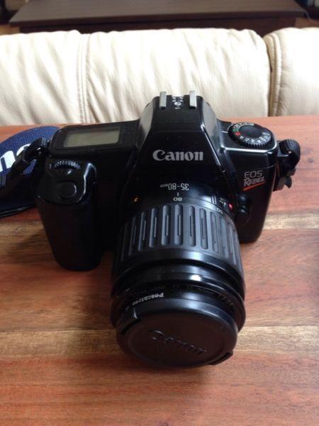 Canon EOS Rebel 35mm camera