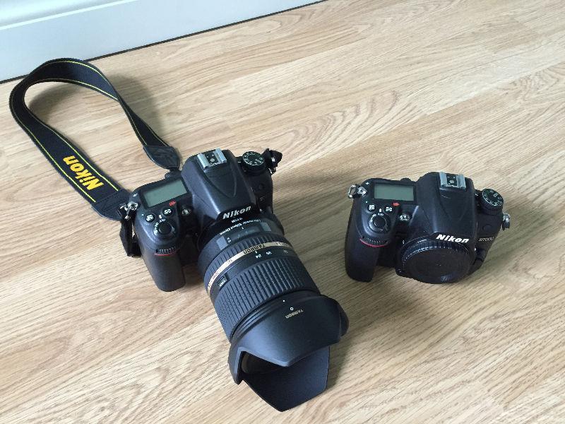 TWO NIKON D7000 CAMERAS AND TAMRON 24-70mm f2.8 lens