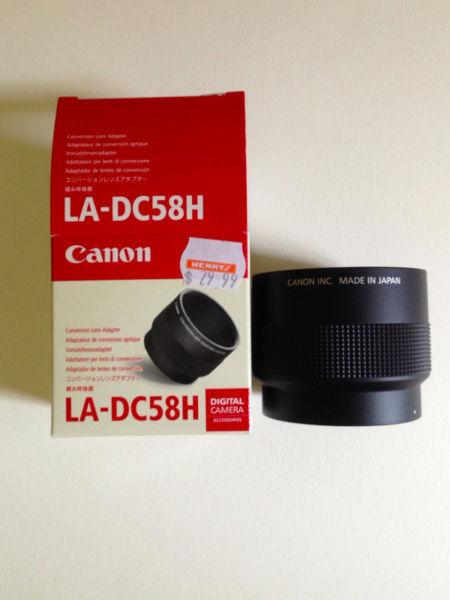 Canon G7/G9 Lens Adapter LA-DC58H