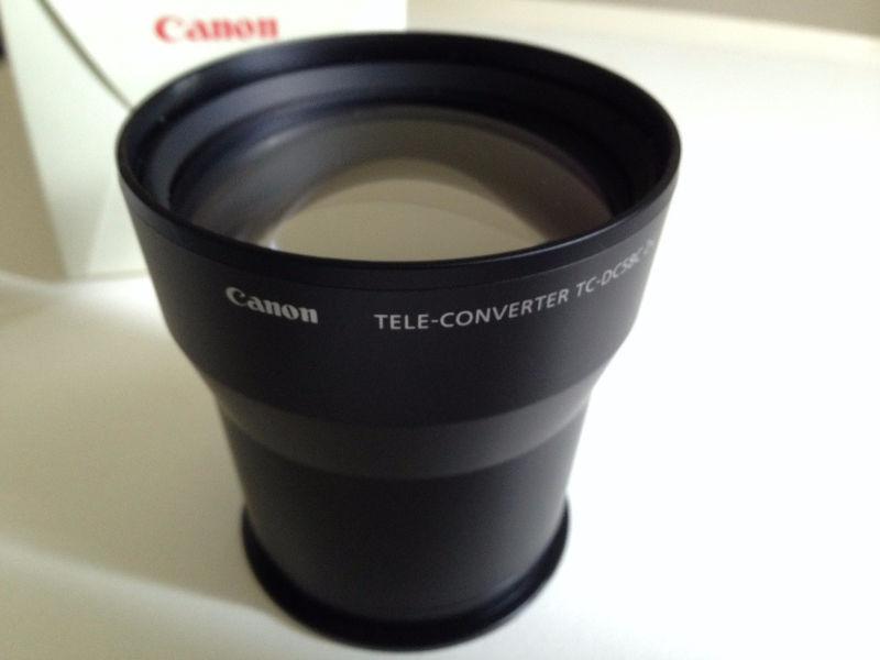 Canon TeleConverter Lens TC-DC58C - PowerShot G7 & G9 & A650 IS