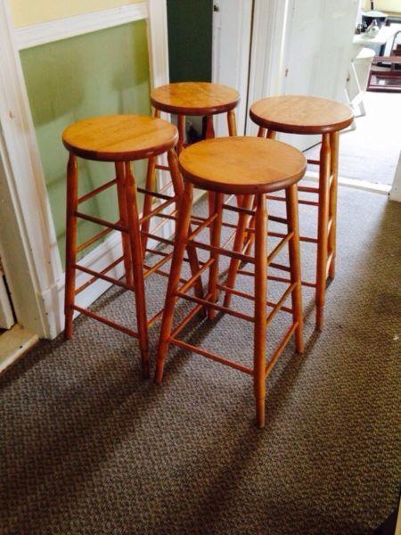 Set of 4 Bass River Stools, $40 each or $150 for the set