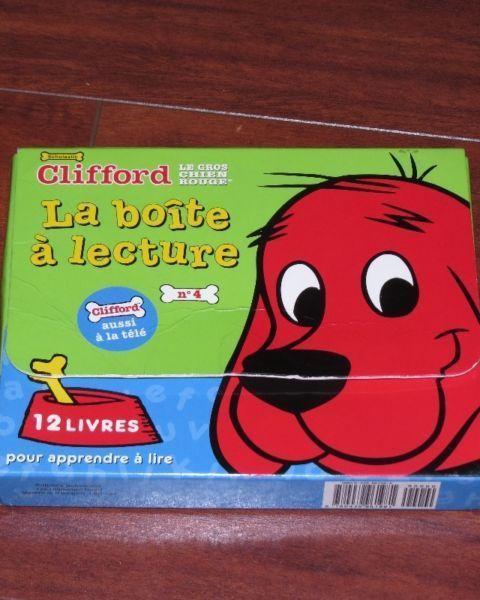 Box of 12 French Clifford books