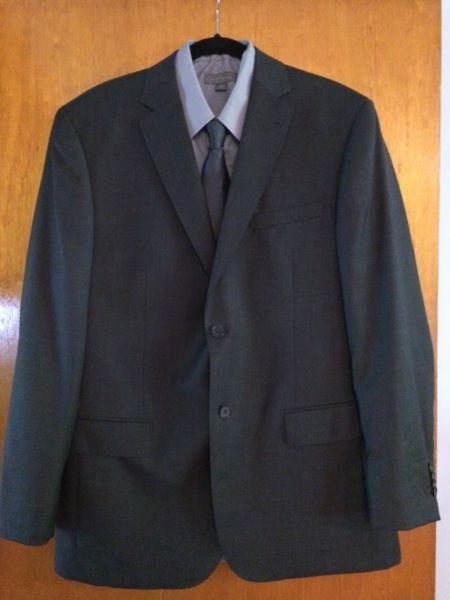 Men's grey suit