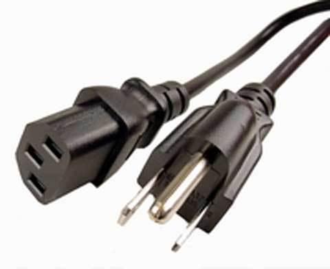 6ft 3 Prong Power Cords $5.00