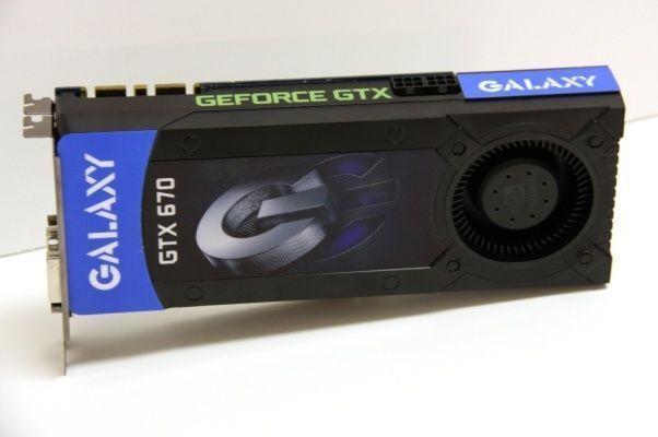 Galaxy Nvidia Geforce GTX 670 GPU 2 GB OBO