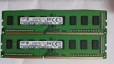 2x4GB DDR 3 Ram sticks