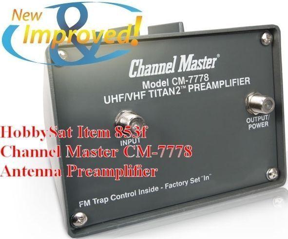 CM-7778 Titan 2 masthead amp medium gain TV antennna
