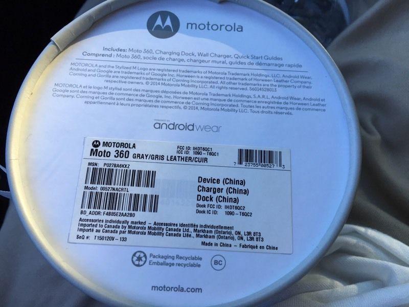 Motorola Moto 360 Google SmartWatch