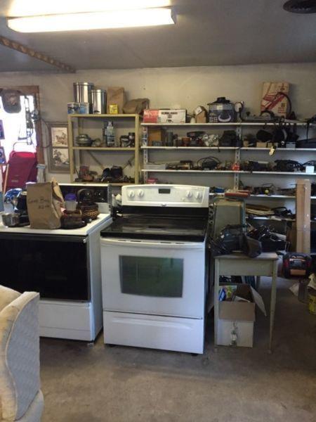 Large indoor and outdoor yard sale