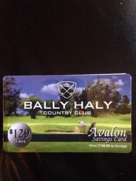 Bally Haly Savings Card