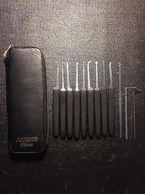 Lock Picks Professional Quality with Leather Carry Case