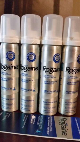 ROGAINE FOAM (Men 5% Minoxidil) 4x60g 4 Month Supply
