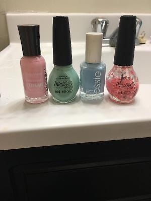 Four nail polishes