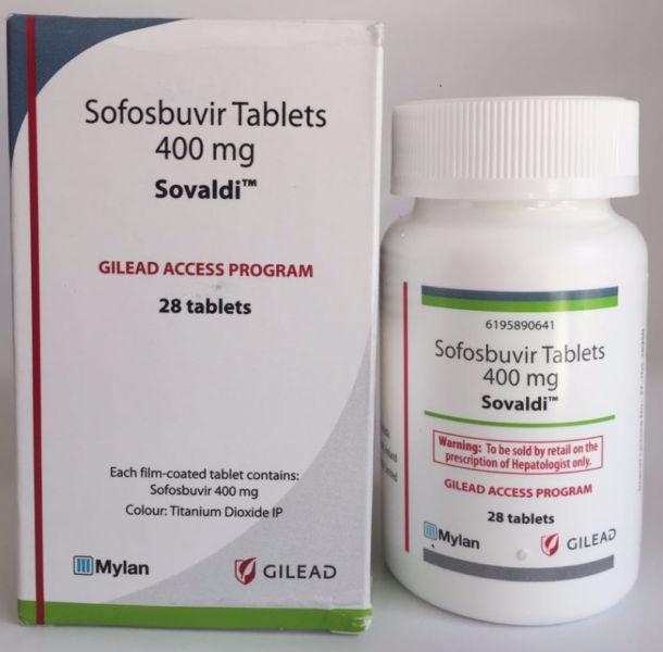 Sofosbuvir (Sovaldi)/Harvoni 400mg Mylan-Hepatitis C