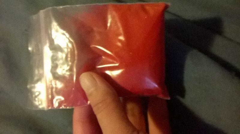 10 packets/baggies Fine Red Sand