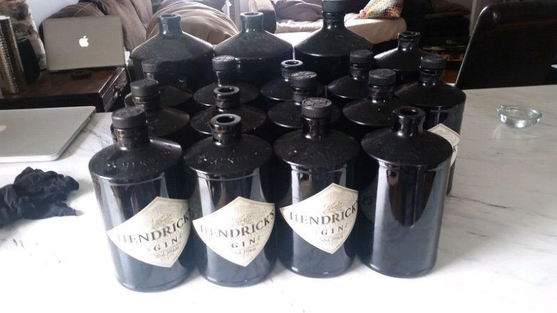 Hendricks Gin bottles - 50$ obo