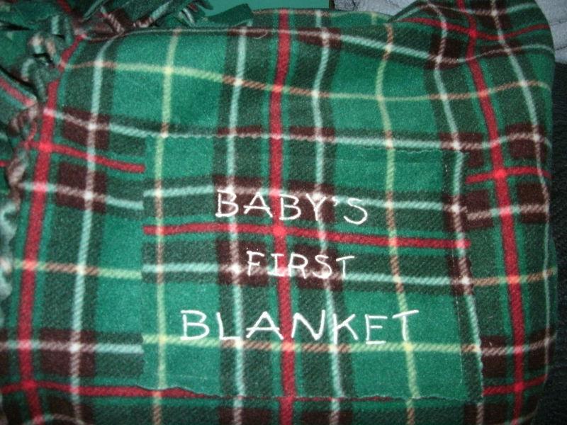 baby 1st blanket