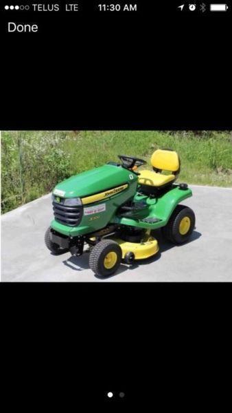Wanted: Lawnmower rental needed