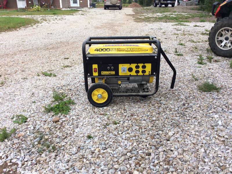 Generator - never used - 4000 starting watts