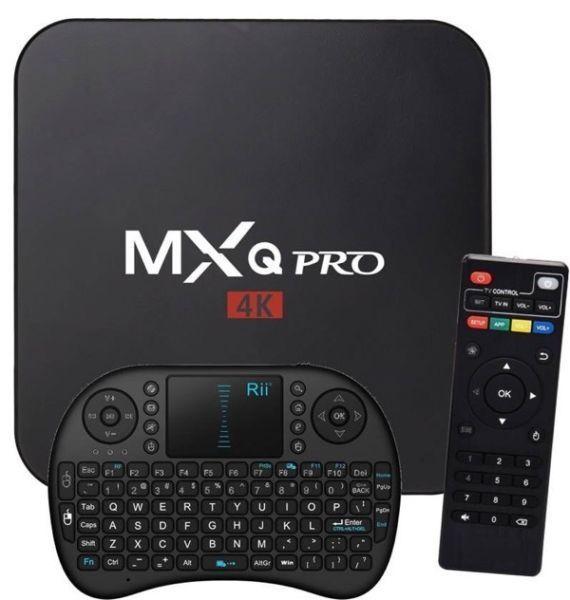 Brand new mxq pro 5.1 lollipop quad core tv box with keypad