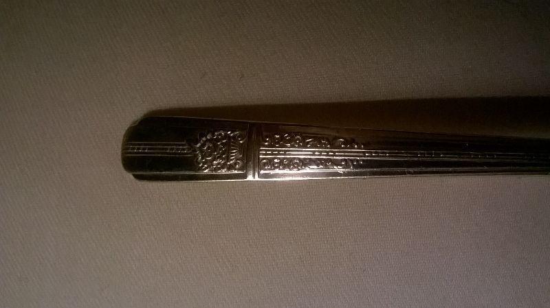 Wm. a Rogers silverplate spoon - Wildrose pattern