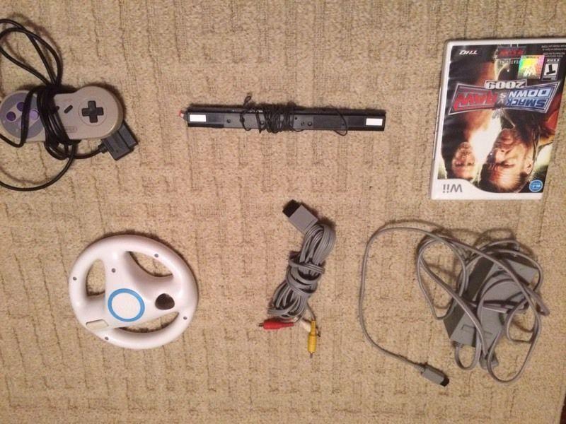 Wii lot + SNES Controller