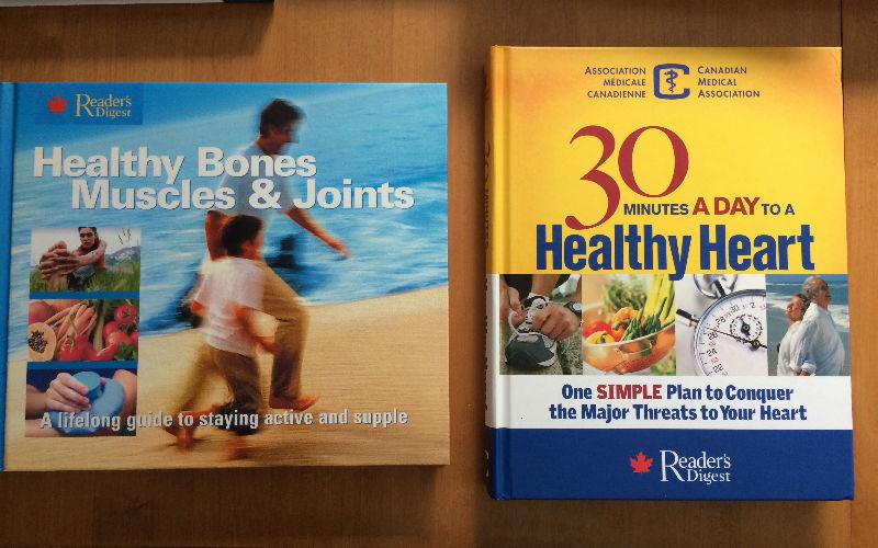 New medical and health hard cover books