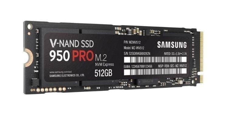 Samsung 950 Pro MZ-V5P512BW 512GB M.2 2280 NVMe PCIe 3.0X4 SSD