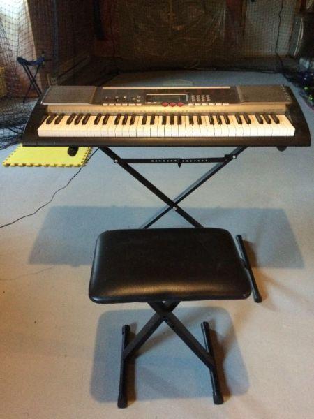 Casio LK-230 with stand and bench
