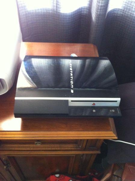 Playstation 3 with 2 games and controller